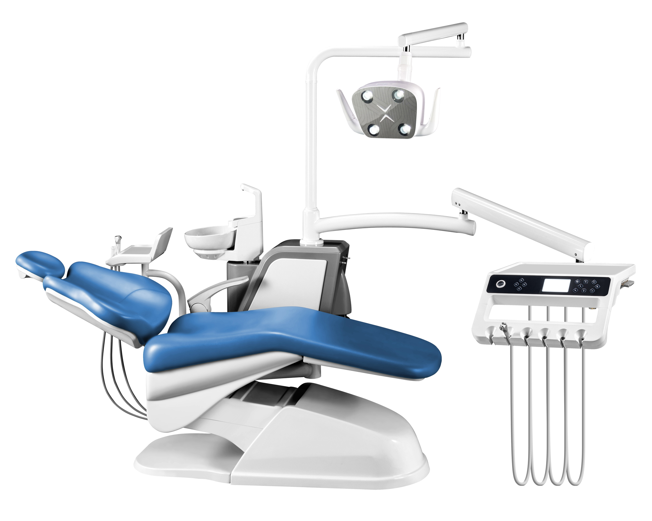 Hydraulic dental chair system for professional clinics