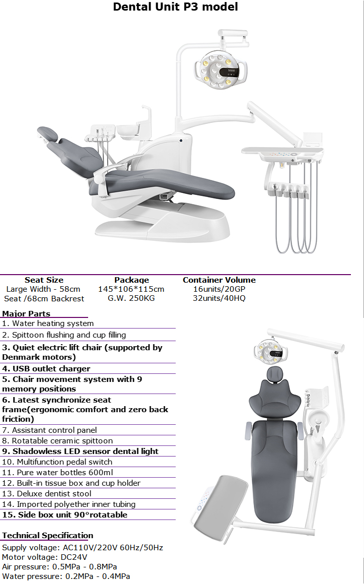 Dental Unit P3 Model