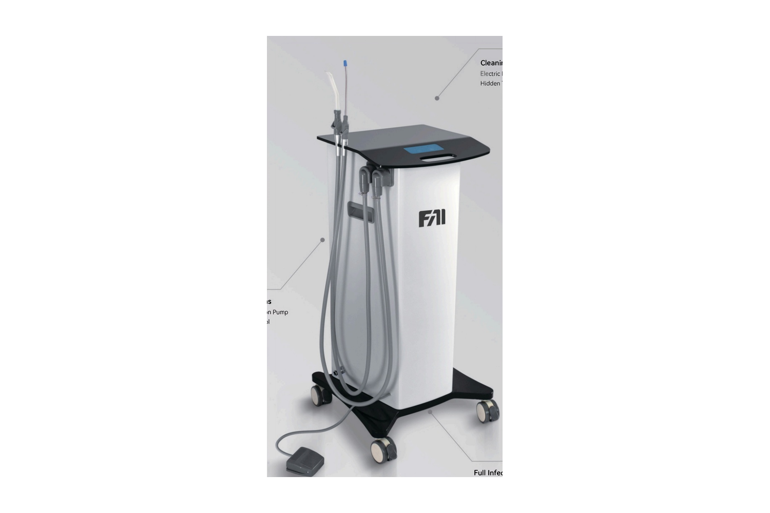 FM-370X+ Mobile Dental Suction Unit